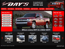 Tablet Screenshot of daysautosales.com
